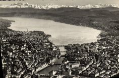CPM Zurich Die Innere Stadt Vam Flugzeug Aus