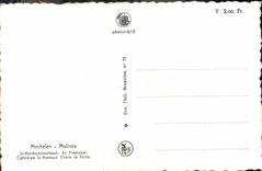 MODERN CARD Malignant Cathedral St Rombaut pulpit Of Truth