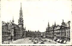 CPA Bruxelles Hotel De Ville Et Grand Place 
