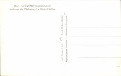 CPM Cheverny Interieur Du Chateau Le Grand Salon