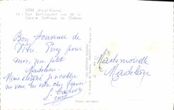 MODERN CARD Pane Saint Laurent Tower Seen Of the Gothic Gallery Of the Castle