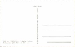 CPM Poitiers L'Eglise Sainte Radegonde