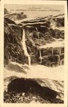 VINTAGE POSTCARD Pyrenee Gavarnie the Large Cascade Bridge Of Snow