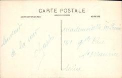 POSTAL Fecamp de la VENDIMIA la entrada del puerto por el tiempo pesado