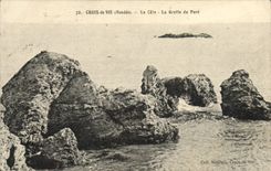 CPA Croix de Vie La Cote La Grotte Du Pare