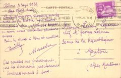 VINTAGE POSTCARD Trawl-nets On the Marne Walks Of Jard Swans