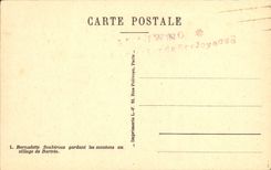 VINTAGE POSTCARD Museum Bernadette Lourdes