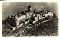 POSTAL MODERNA alto Koenigsbourg vista tiene pájaro del vuelo D