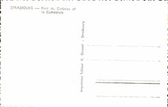 MODERN CARD Strasbourg Pant Of the Corbel And the Cathedral