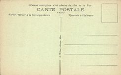 La POSTAL Metz de la VENDIMIA lleva Serpenoise con el monumento del Victoire