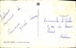 CPA Tours Le Palais De Justioce