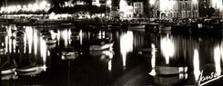 MODERN CARD the Dimension Of Love Pouliguen the port the night