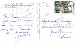 MODERN CARD the Dimension Of Love Pouliguen the port the night