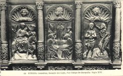 CPA Burgos Catedral Detaile Del Coro Por Felipe De Borgona Siglo XVI