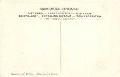 VINTAGE POSTCARD Baudry Euterrement Of a Vestal Museum of Lille