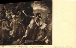 VINTAGE POSTCARD Valdes Leal San Jeronimo penitent Sevilla