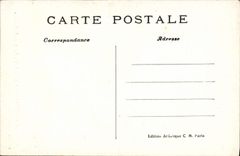 VINTAGE POSTCARD Delaplanche Museum Of Luxembourg dawn