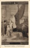 VINTAGE POSTCARD Murals Of the Pantheon life of co. Genevieve Puvis de Chavannes Paris