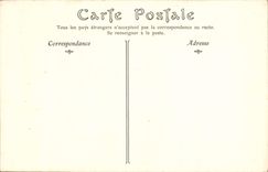 VINTAGE POSTCARD Murals Of the Pantheon life of co. Genevieve Puvis de Chavannes Paris