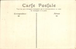 VINTAGE POSTCARD Printures Mural Of the Pantheon Sainte Genevieve in prayer Puvis de Chavannes Paris