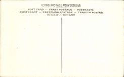 VINTAGE POSTCARD Puvis De Chavannes Sainte Genevieve supplying Paris Frescos of the Pantheon