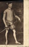 VINTAGE POSTCARD Moro Retsate del Emperador Maximiliano II Prado Madrid