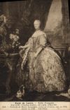 CPA Musee du Louvre Ecole Francaise Van Loo Marie Leczinska reine de France en 1703