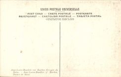 VINTAGE POSTCARD Museum Of Versailles Mignard Anne Louise Benedicte of Bourbon Duchess of Maine