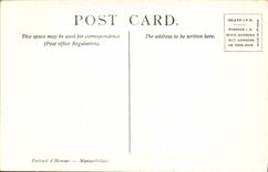 VINTAGE POSTCARD Gossaert has Man' S Portrait The London National Gallery