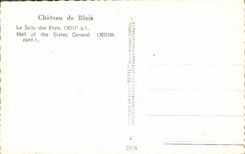 CPM Chateau de Blois la salle des Etats