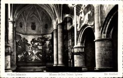 MODERN CARD San Sebastian Museo de San Telmo lglesia