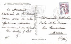 MODERN CARD Périgueux the Cathedral Holy Face illuminee