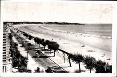 POSTAL Royan de la VENDIMIA la cornisa grande hacia Paradou