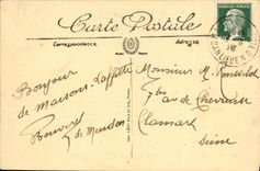 VINTAGE POSTCARD Lafeitte Houses the Castle