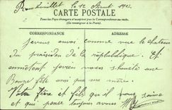 CPA Rambouillet Le Chateau Cote Ouest