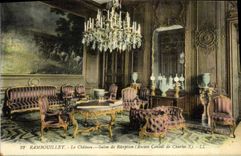 CPA Rambouillet Le Chateau Salon De Reception Ancien conseil de Charles X