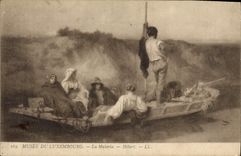 VINTAGE POSTCARD Museum Of Luxembourg the Hebert Malaria