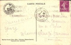 CPA Port et Chateau d'Annecy Bateau
