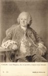VINTAGE POSTCARD Vanloo Louis Phelypeaux Due of Lavrilliere Count de Saint Florentin Museum of Versailles