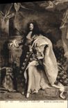 VINTAGE POSTCARD Stone Louis XIV Museum Of Louvre Paris