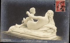 CPA Luxembourg La jeunesse et l'amour Crauk