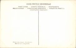 La POSTAL Noordt de la VENDIMIA llevó adentro el pie de un Saint Pierre joven de Lyon del museo de señor Chien