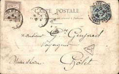 VINTAGE POSTCARD Bordeaux View Of the Quays Boats