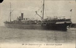 CPA Cie generale Transatlantique Marechal Bugeaud 
