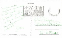 MODERN CARD Angouleme the Cathedral