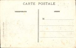 VINTAGE POSTCARD Champagne Ruins on the Ruins the Road of Perthes has Tahure Militaria