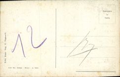 VINTAGE POSTCARD Genova Monumento Galiiera