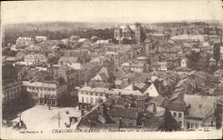 VINTAGE POSTCARD Trawl-nets On the Marne Panorama Towards the Cathedral close to Notre Dame