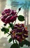 CPA Fantaisie Fleurs Roses