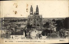 CPA Tours La Cathedrale St Gatien 